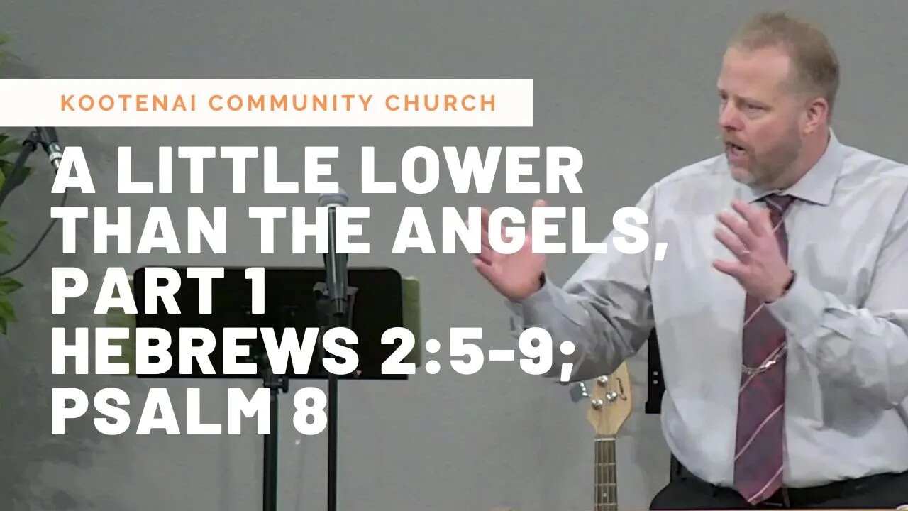 A Little Lower Than The Angels, Part 1 (Hebrews 2:5-9; Psalm 8)