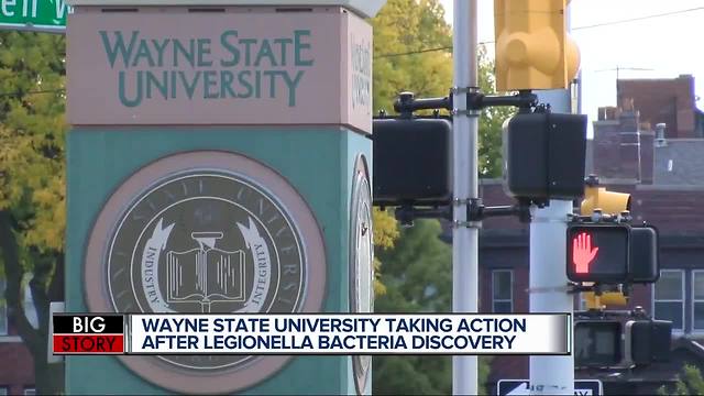 Legionella identified at multiple locations on Wayne State University campus