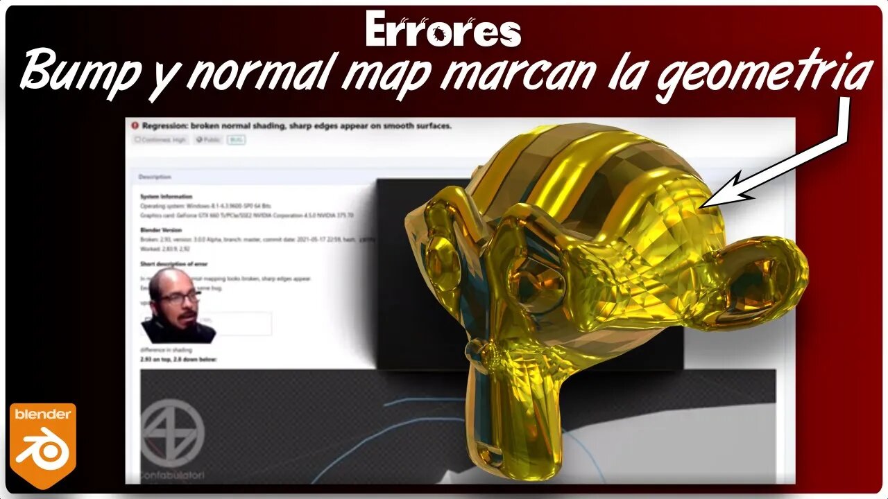 #Blender Error con las normales si se usan los nodos #Bump y/o #NormalMap