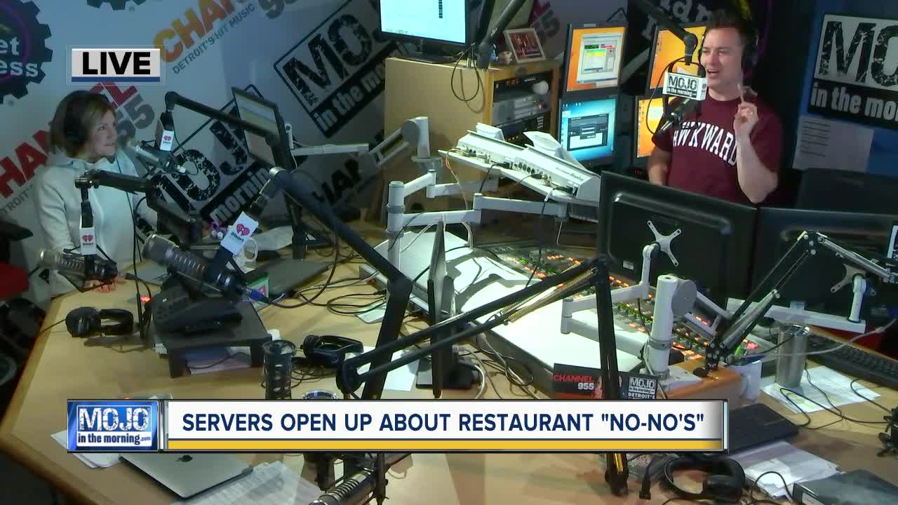 Servers open up about restaurant "no-nos"