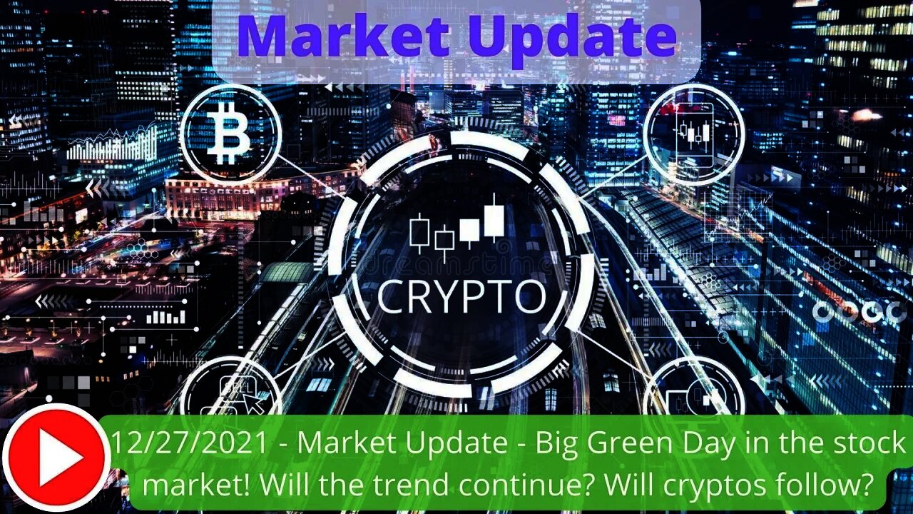 Market Update - Big Green Day! Will the trend continue?