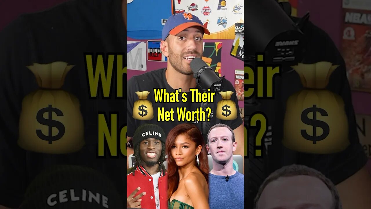Is KAI CENAT Worth More Than ZENDAYA?! #shorts #celebrities #networth #kaicenat #zendaya