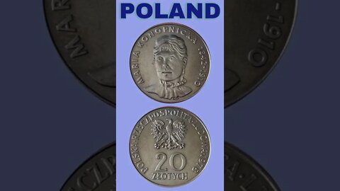 Poland 20 zlotych 1978.#shorts #coinnotesz