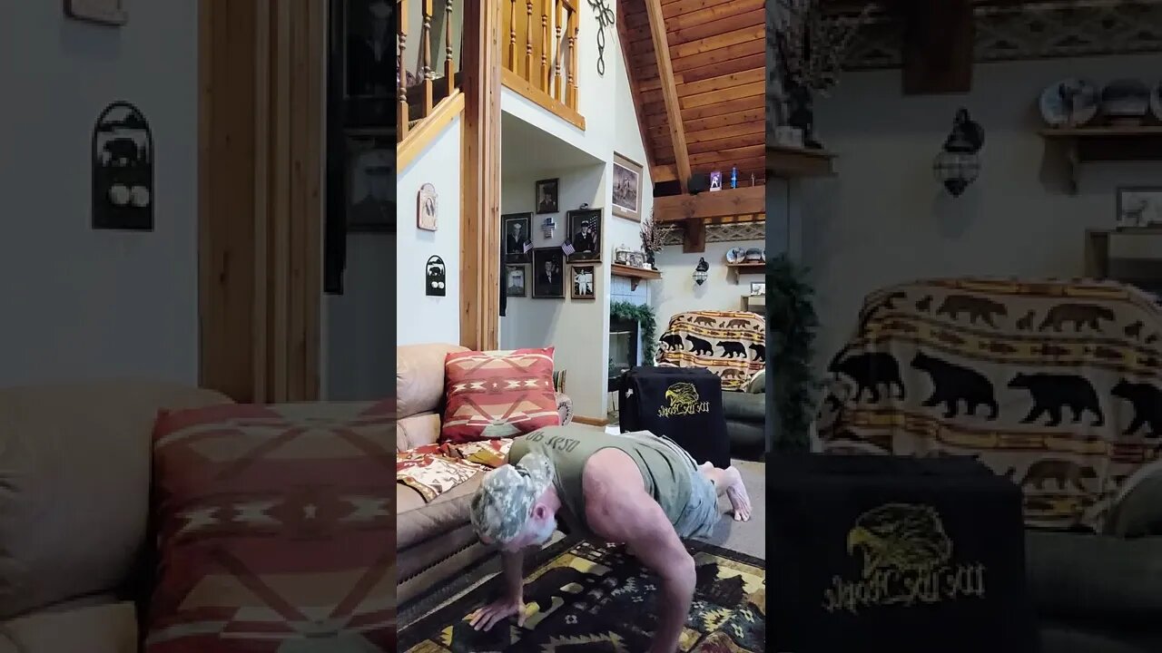 Poker Deck push-ups Challenge, Crazy 🤪 old man, 425 push-ups Total, with the Flu. Can He Do It?