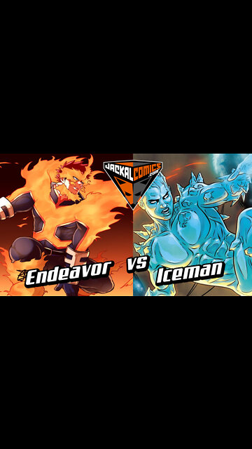 ENDEAVOR Vs. ICEMAN - Comic Book Battles: Who Would Win In A Fight?