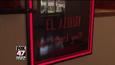 Restaurants welcome customers back after reopening