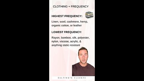Clothing And Frequency
