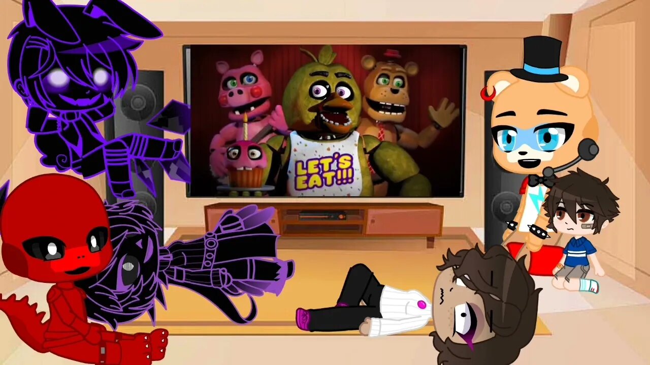 Various FNaF Characters react to "3 New FNaF Timeline Theories!"