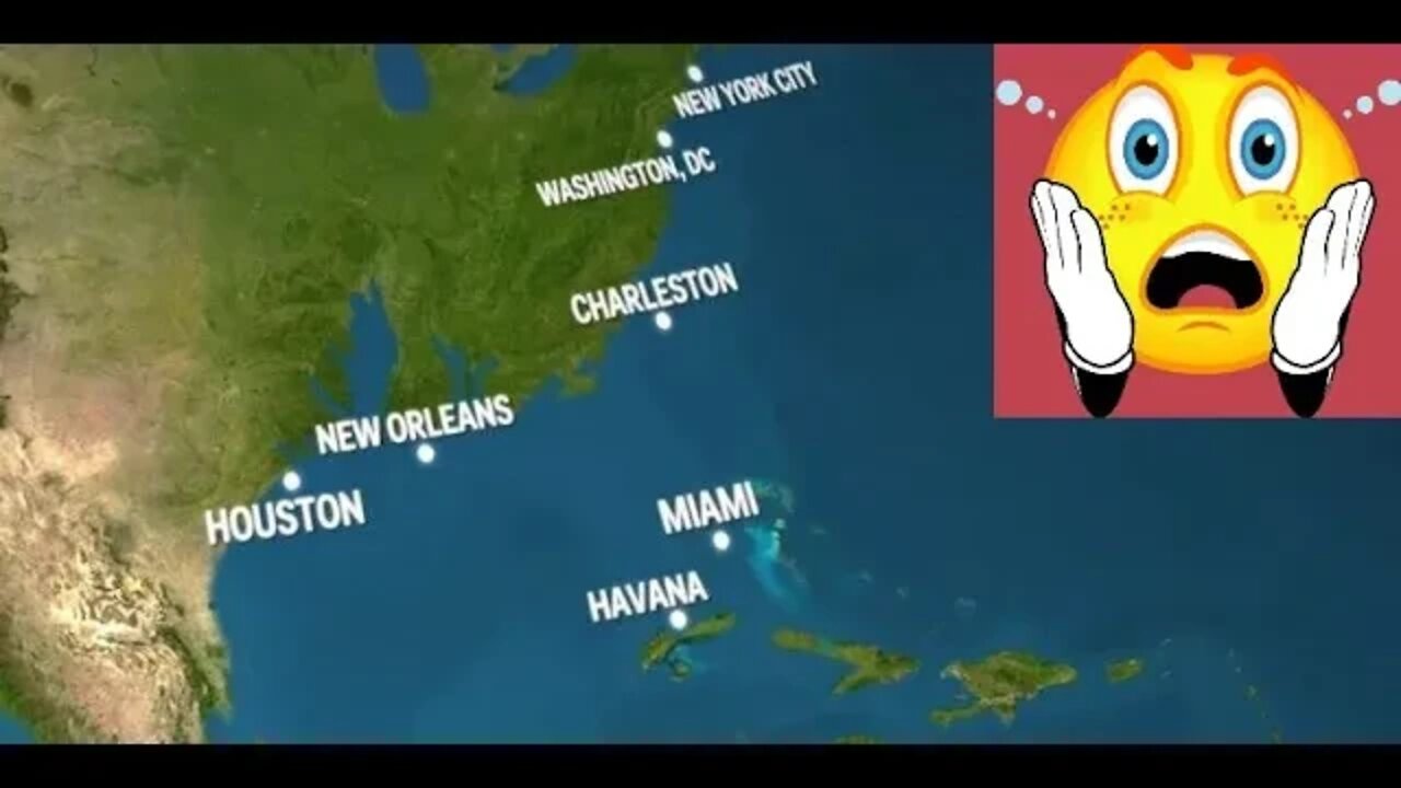 ~ENTIRE PENINSULA OF FLORIDA WASHED AWAY(!)UNPRECEDENTED NATURAL DISASTER NOW SEEMINGLY UNAVOIDABLE!