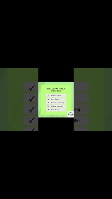 5 Strategies for a successful marathon taper.