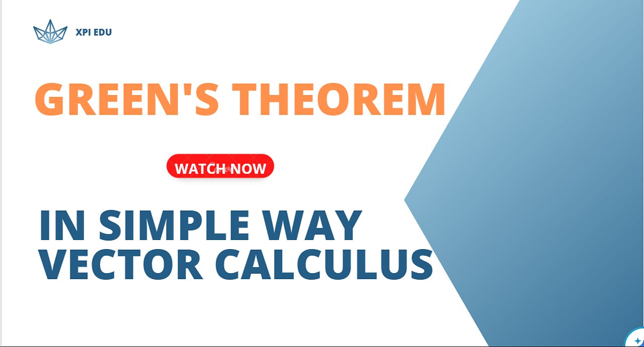 Green's Theorem in Simple Way - Vector Calculus