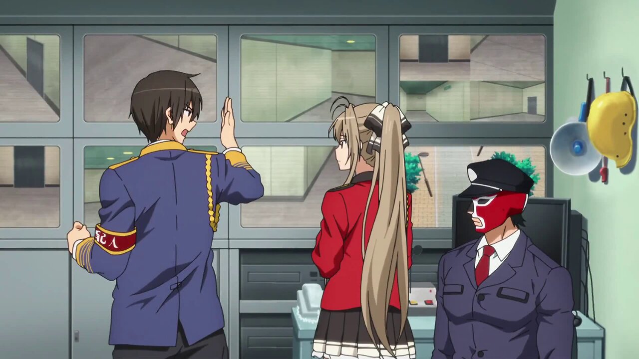 Amagi Brilliant Park - Seiya managing the park