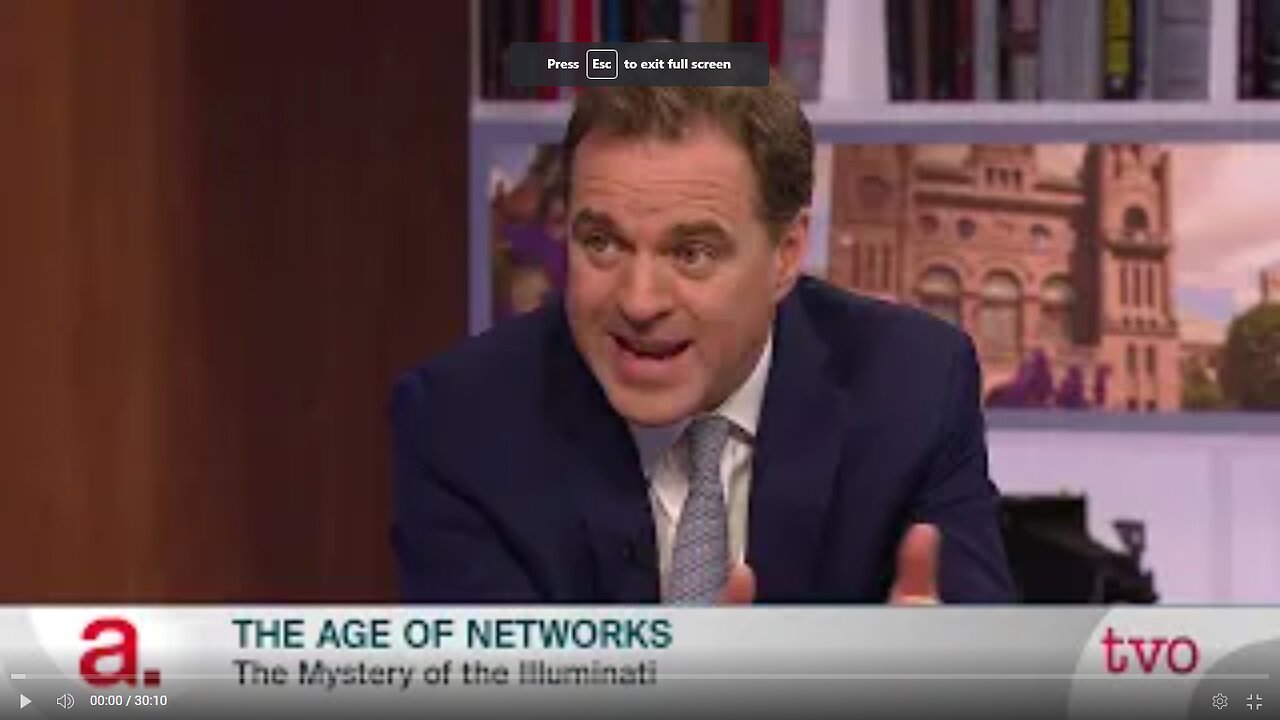 The 'Mystery' of the Illuminati: The Age of Networks, Niall Ferguson - The Agenda with Steve Paikin