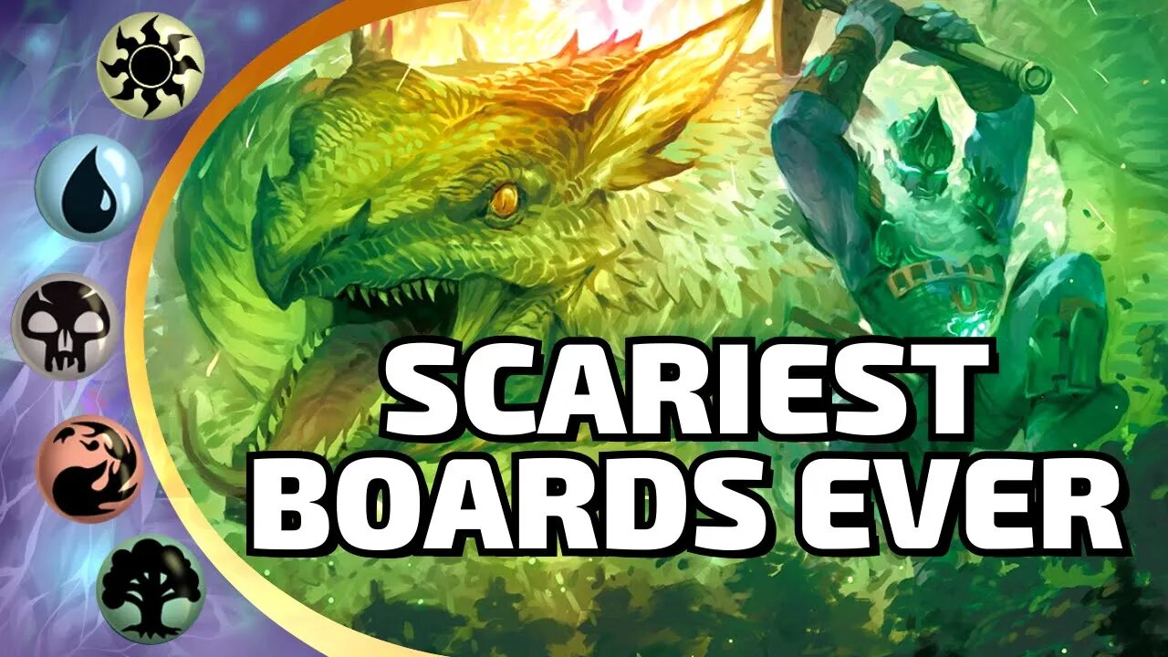 🔴⚫⚪🟢🔵Play Huge Monsters Every Turn | MTG Arena Standard Deck List Wilds of Eldraine WOE