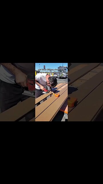 When you live in a van, you end up doing A LOT of projects in public parking lots 🫣 #homedepot #vanl