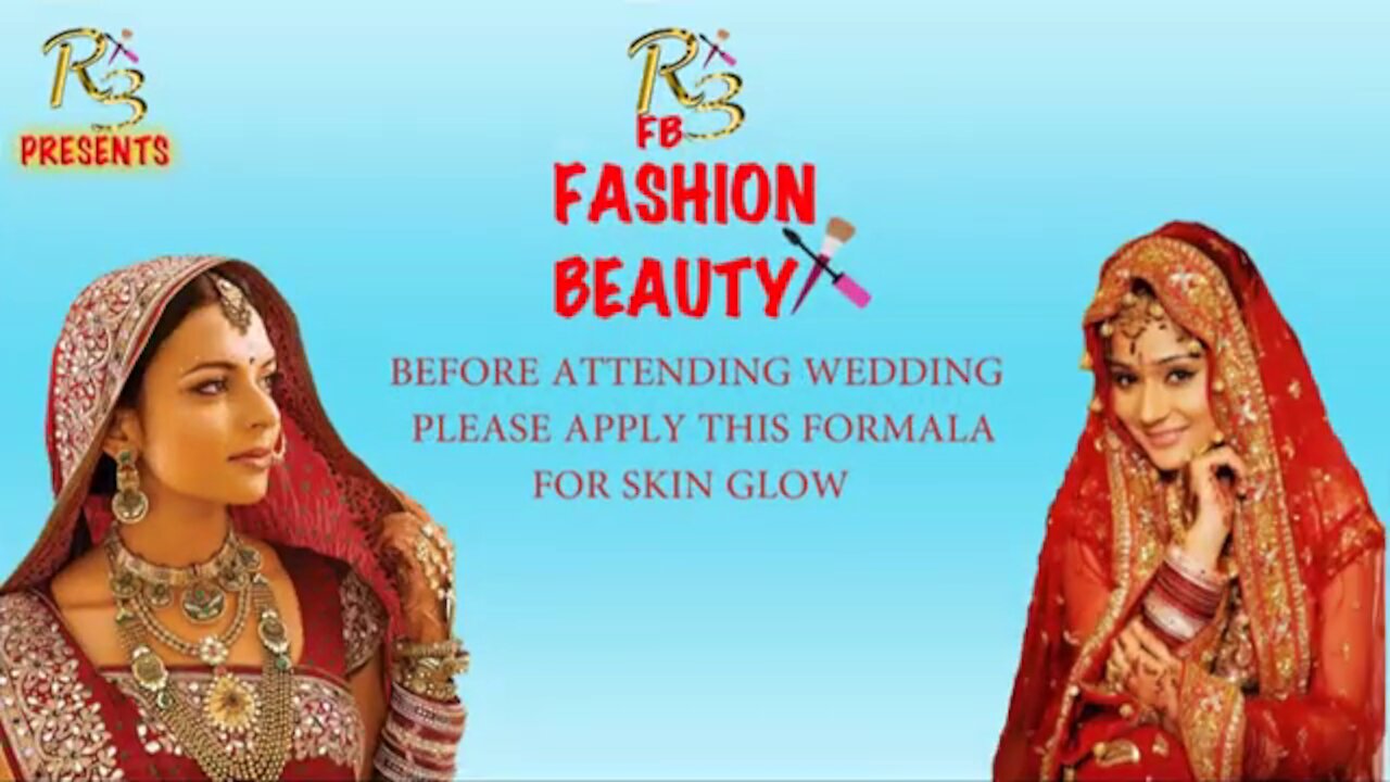 ATTEND WEDDING APPLY TUMERIC POWDER ON YOUR FAIR SKIN