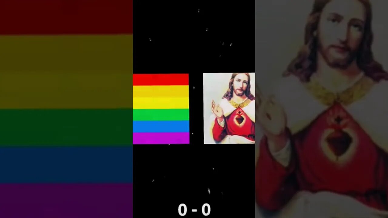 LGBTQ VS JESUS. #shorts