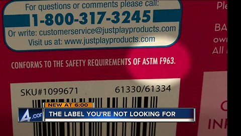 Toy safety: Do you know what safety labels to look for?