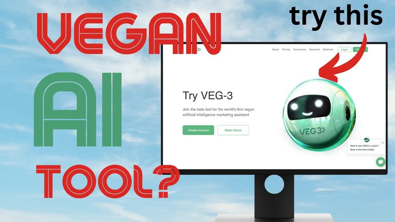 🤯 Before you die, you want to see this VEGAN AI Marketing Tool!🤯 [ VEG3.AI]