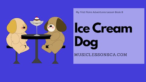 Piano Adventures Lesson Book B - Ice Cream Dog