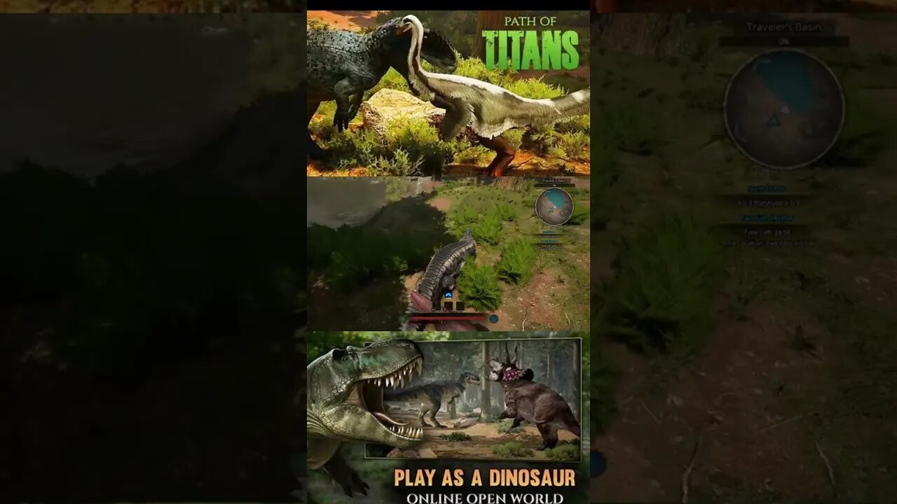 Cave protection save me here I thought the guy would catch on eventually #dinosaur #pathoftitans