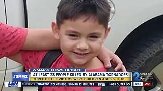 At least 23 people killed by Alabama tornadoes