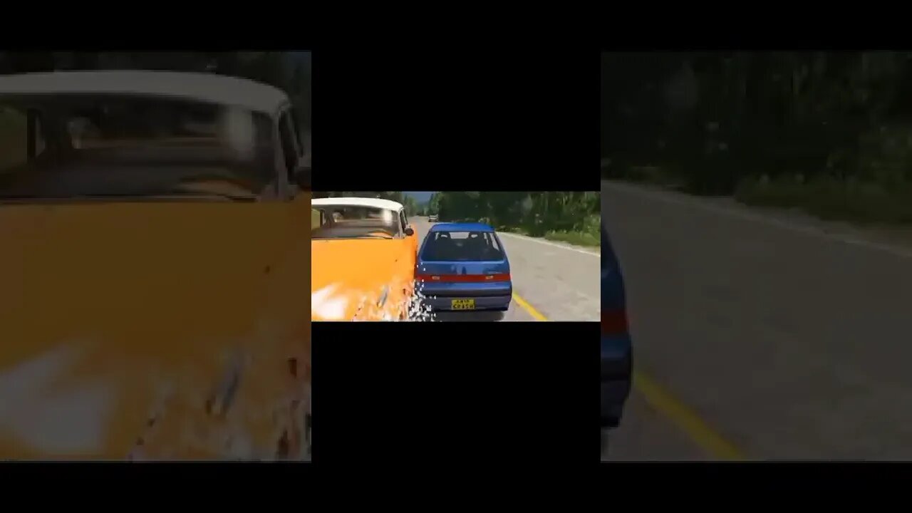 drift with a tree / BeamNG DRIVE