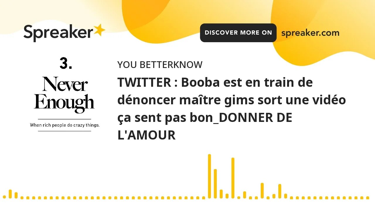 TWITTER : Booba est en train de dénoncer maître gims sort une vidéo ça sent pas bon_DONNER DE L'AMOU