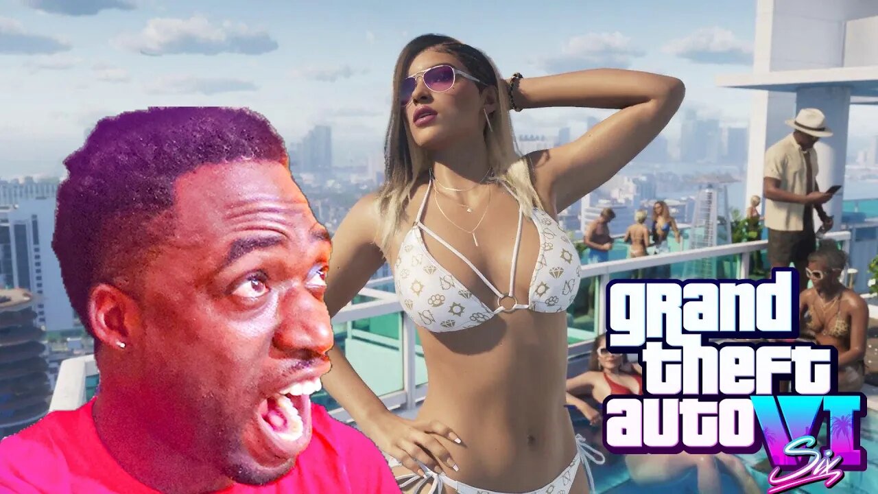 Grand theft Auto 6 trailer reaction | let me in that strip club