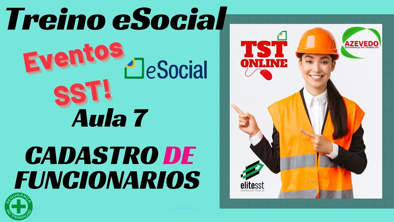 Aula 7 Cadastro de Funcionários l Tstonline Sistemas Software SST