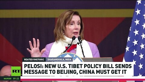 Pelosi takes aim at Chinese leader as US delegation meets Dalai Lama