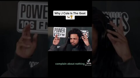 Why J Cole Is The Goat #freestyle