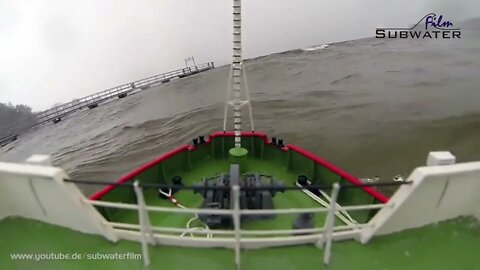 rc Offshore Ship AZIZ | fighting big waves! 🌊🚤🎬