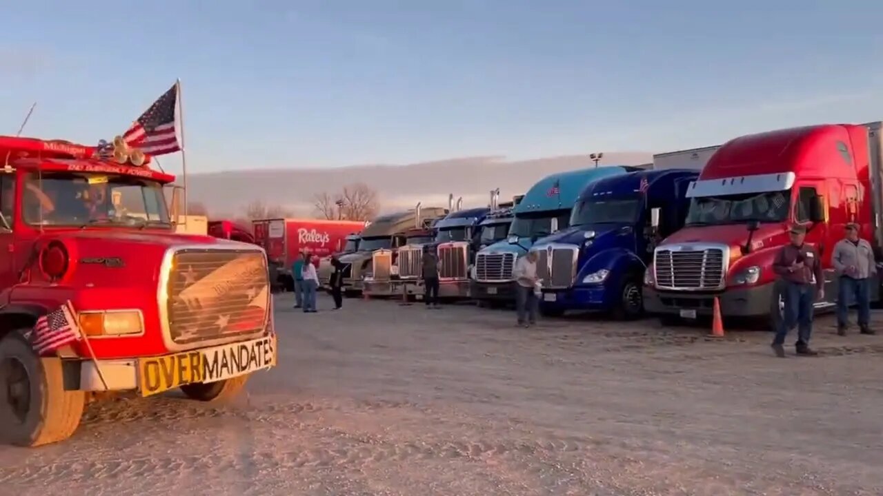 US Convoy Protest Has Arrived In Indianapolis