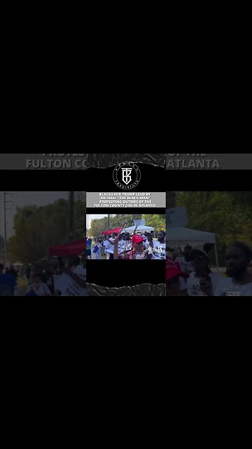 Blacks For Trump protesting outside of Fulton County Jail in Atlanta #shrots #podcast #trump