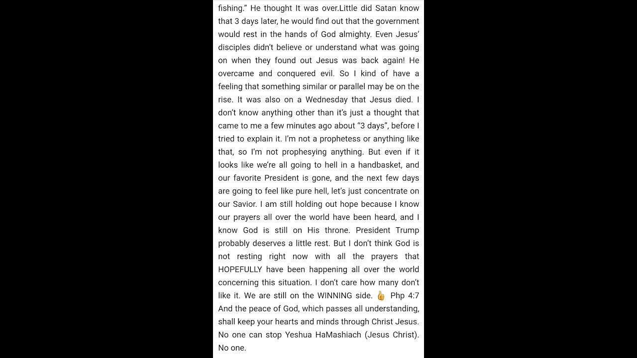 2 more days before the calvary rides in!