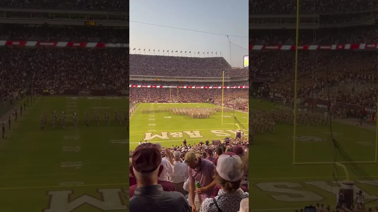 The Historic Debut of Aggie Band's Block T Formation at Kyle Field 2023