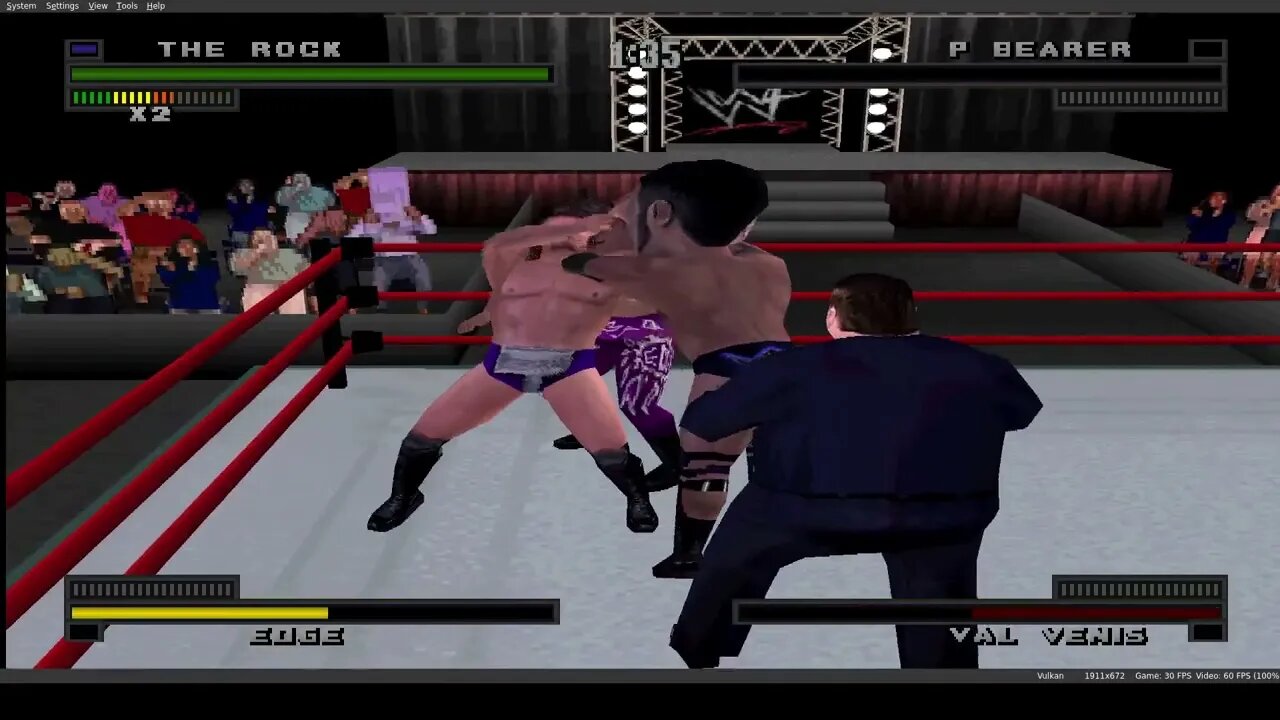 wwf attitude ps1: short match #9