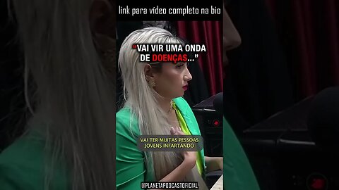 “EU VI, EU TIVE UMA VISÃO…”com Chaline Grazik | Planeta Podcast (Sobrenatural) #shorts