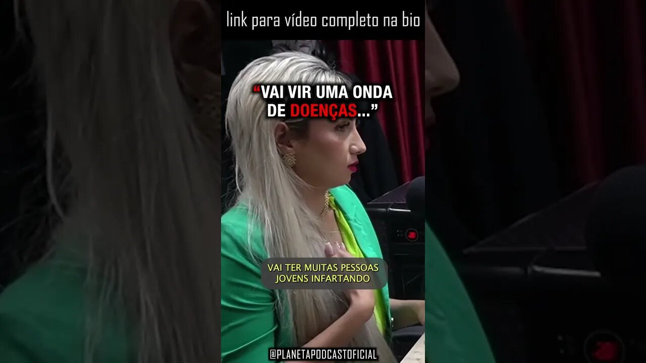 “EU VI, EU TIVE UMA VISÃO…”com Chaline Grazik | Planeta Podcast (Sobrenatural) #shorts