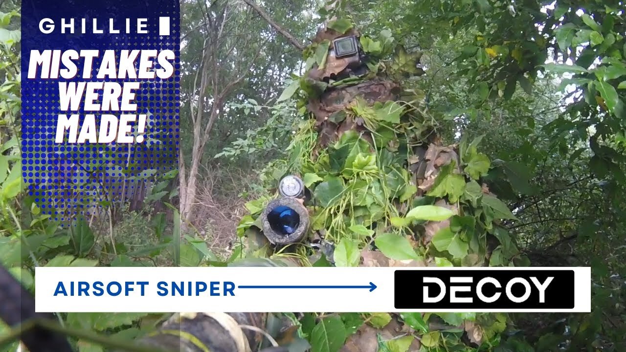 AIRSOFT GHILLIE SNIPER | NOOB-ISH ERRORS