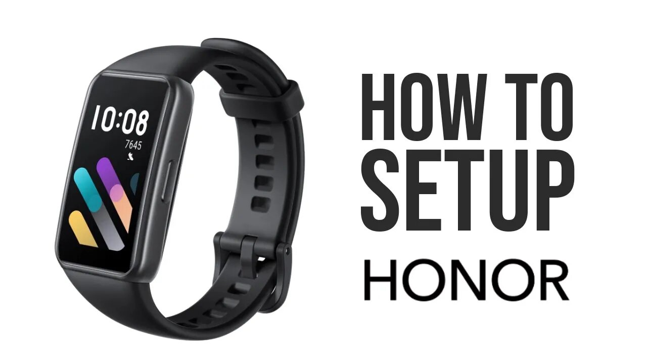 HONOR Band 7 How to Setup / Connect to Honor Health Smartphone App