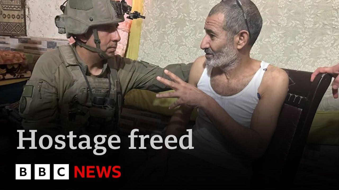 Israeli commandos rescue hostage from tunnel in southern Gaza | BBC News