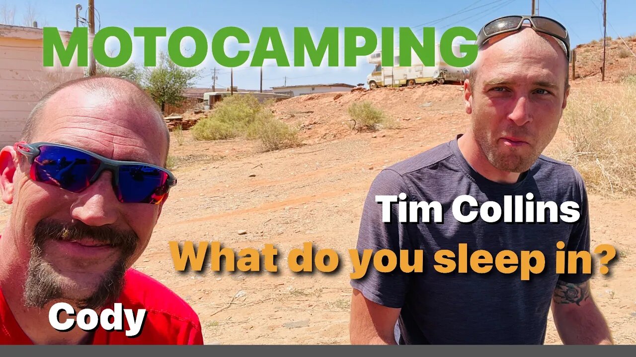 QUICK LOOK AT WHAT TIM AND I USED ON THIS MOTOCAMP