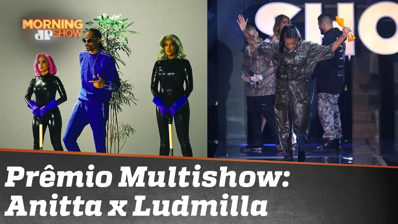 Palco do Prêmio Multishow joga luz na treta entre Anitta e Ludmilla