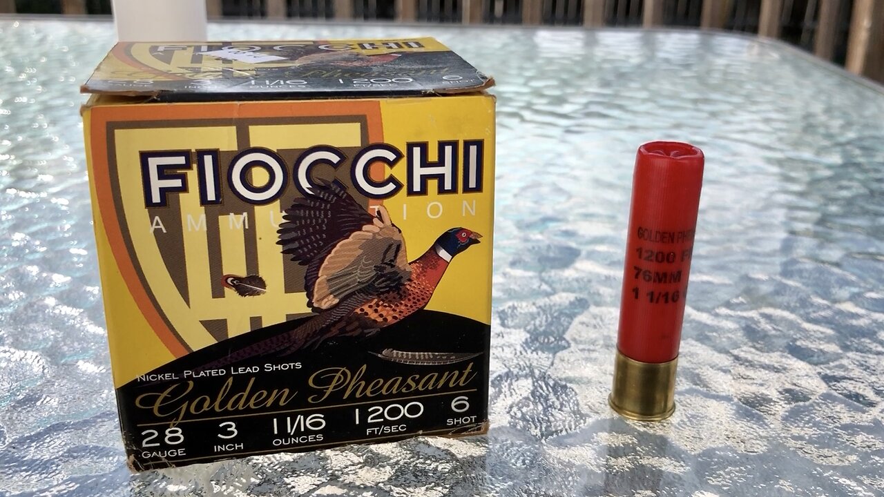 Fiocchi Golden Pheasant 3” 28 Gauge 1 1/16 Ounce #6 Shot - Breakdown