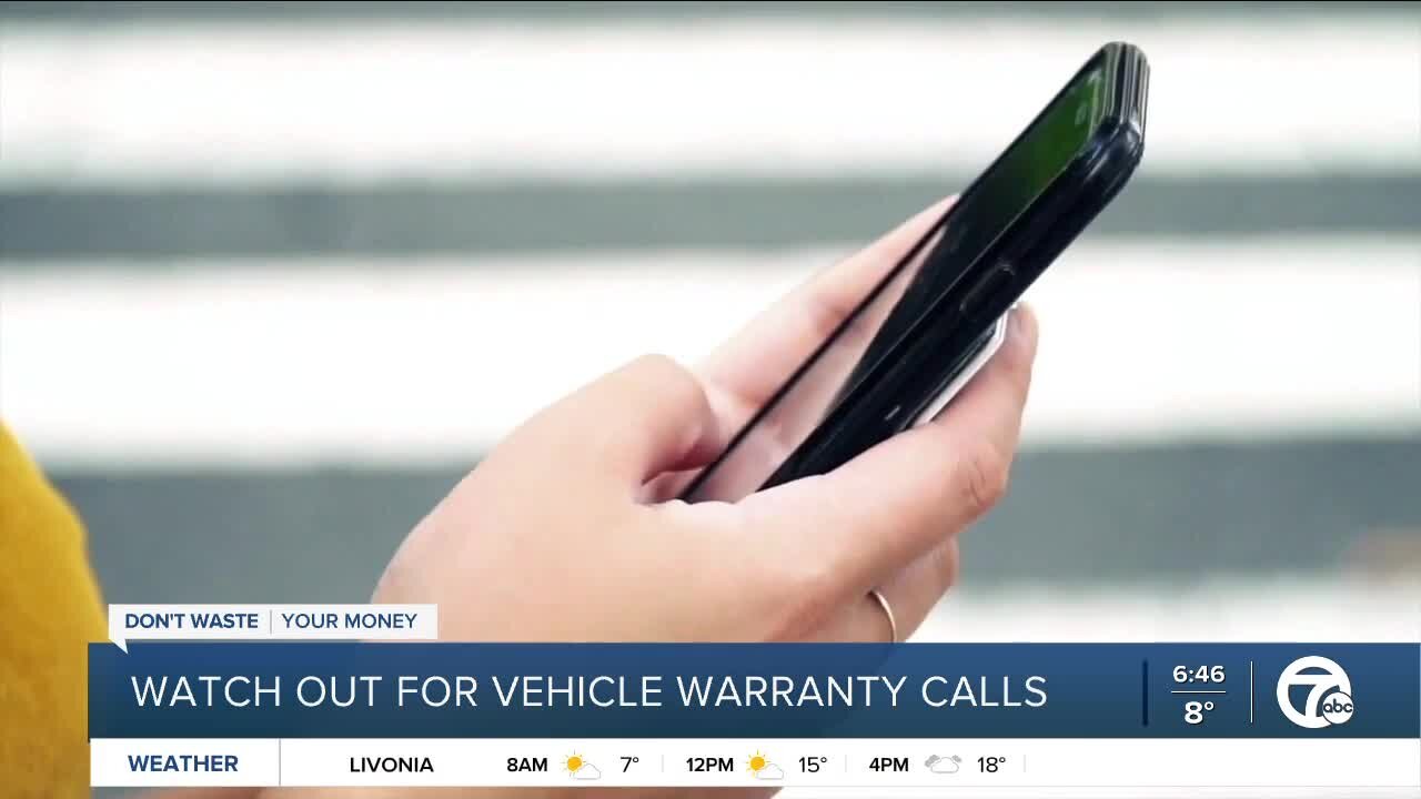 Watch out for vehicle warranty calls