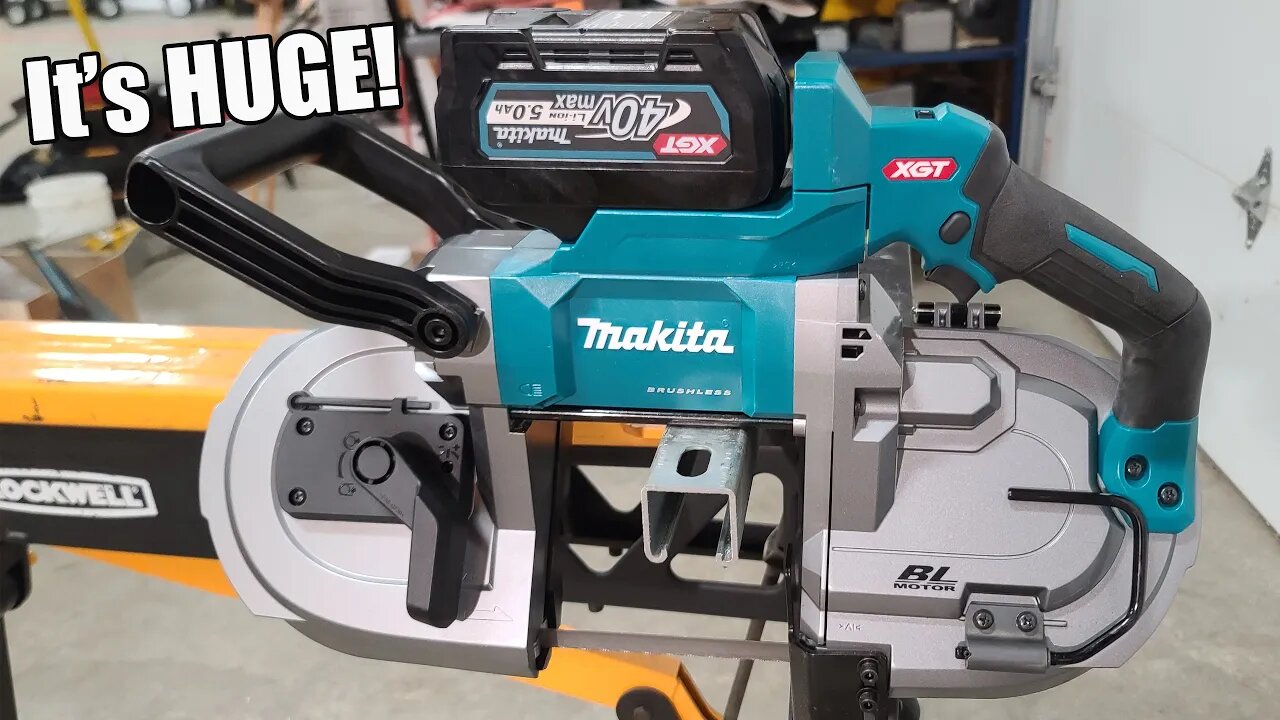 Makita 40VXGT Brushless Cordless Deep Cut Portable Band Saw Review GBP01Z