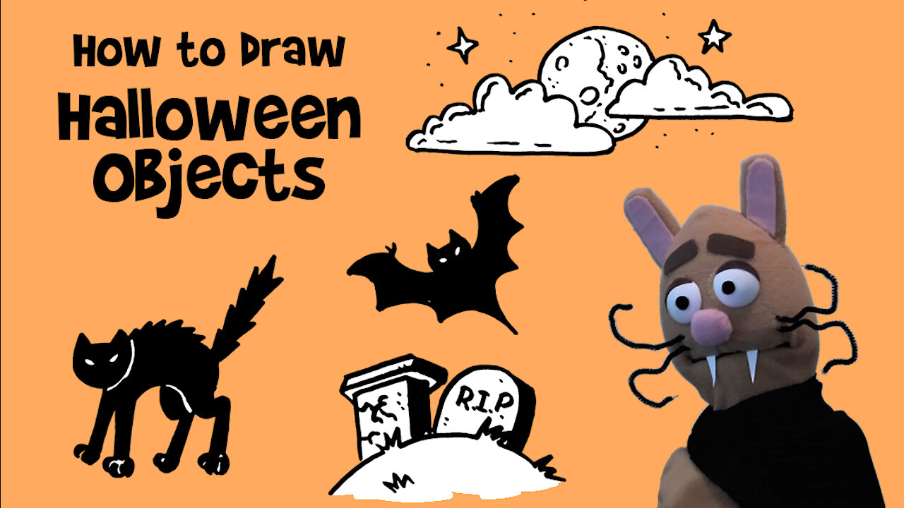 How to Draw Halloween Objects