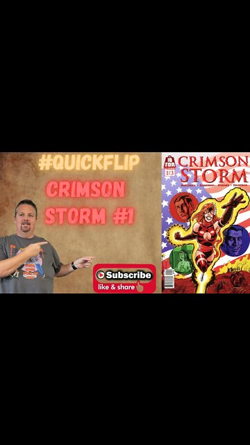Crimson Storm #1 10 ton press #QuickFlip Comic Book Review Brandon McKinney #shorts